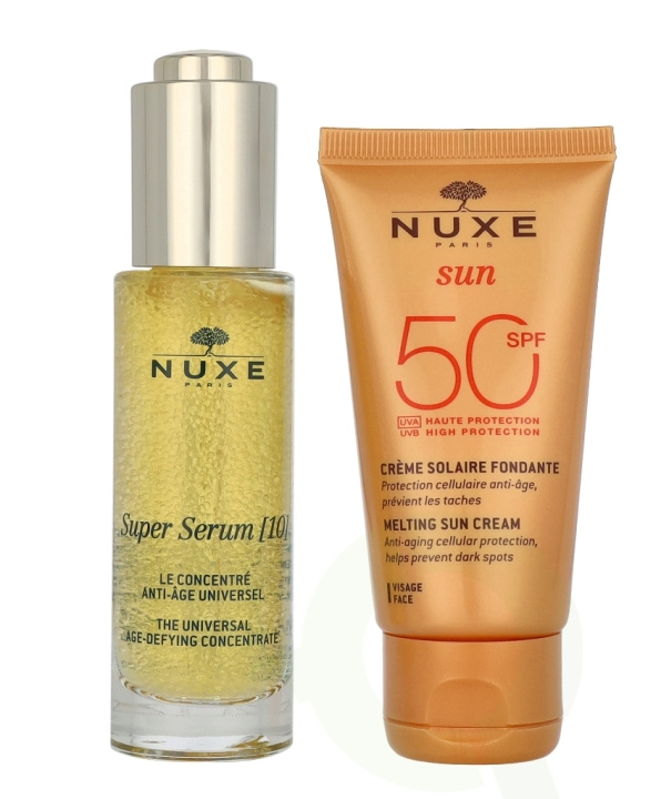 Nuxe Set 80 ml The Universal Age-Defying Concentrate 30 ml/SUN Melting Cream High Protection SPF50 Face 50 ml in the group BEAUTY & HEALTH / Gift sets / Gift sets for her at TP E-commerce Nordic AB (D23412)