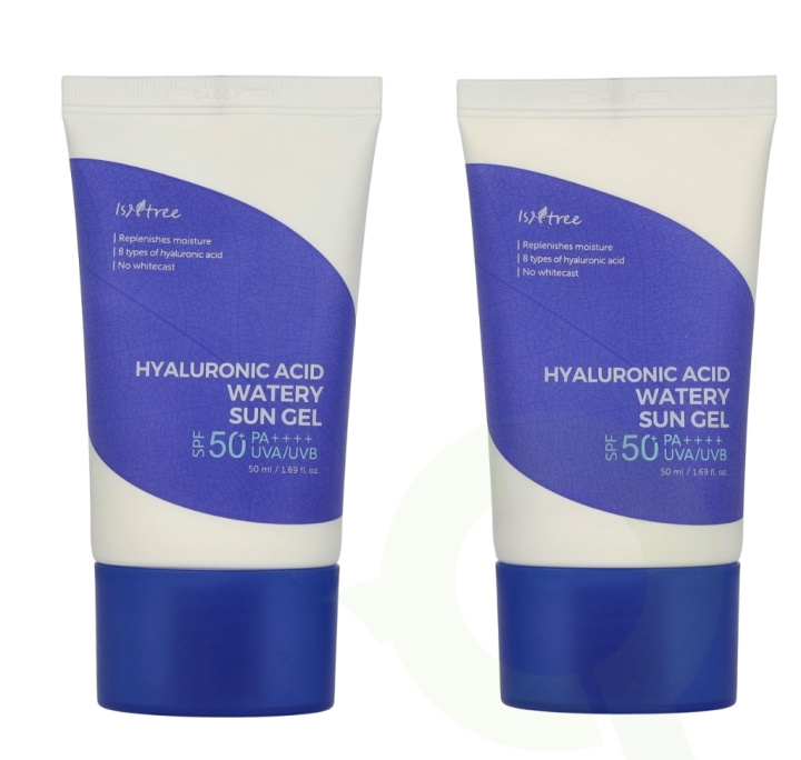 Isntree Hyaluronic Acid Watery Sun Gel SPF50 Duo 100 ml 2x50ml in the group BEAUTY & HEALTH / Skin care / Tanning / Sunscreen at TP E-commerce Nordic AB (D23465)