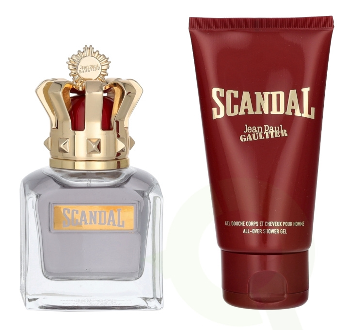 Jean Paul Gaultier Scandal Pour Homme Giftset 125 ml Edt Spray 50ml/All-Over Shower Gel 75ml in the group BEAUTY & HEALTH / Fragrance & Perfume / Perfumes / Perfume for him at TP E-commerce Nordic AB (D23482)