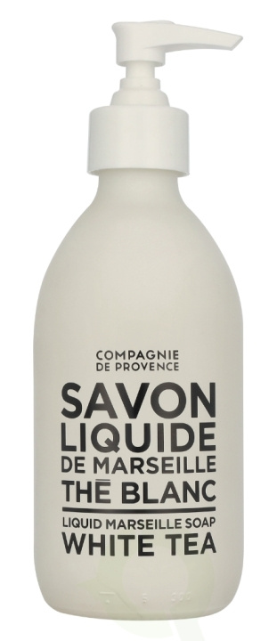 Compagnie De Provence Marseille White Tea Liquid Soap 300 ml in the group BEAUTY & HEALTH / Skin care / Body health / Bath & Shower gels at TP E-commerce Nordic AB (D23496)