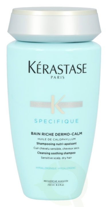 Kerastase Specifique Bain Riche Dermo-Calm Shampoo 250 ml Sensitive Scalp, Dry Hair in the group BEAUTY & HEALTH / Hair & Styling / Hair care / Schampoo at TP E-commerce Nordic AB (D23657)