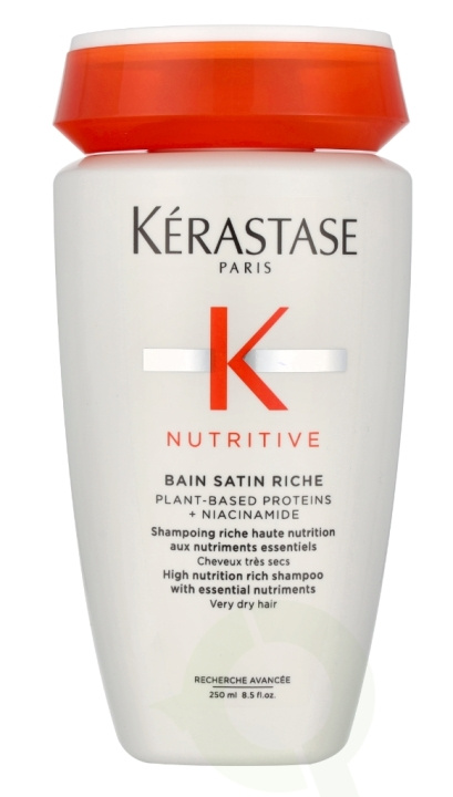 Kerastase Nutritive Bain Satin Riche Shampoo 250 ml Very Dry Hair in the group BEAUTY & HEALTH / Hair & Styling / Hair care / Schampoo at TP E-commerce Nordic AB (D23696)
