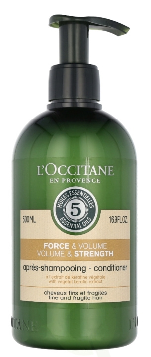 L\'Occitane Volume & Strength Conditioner 500 ml in the group BEAUTY & HEALTH / Hair & Styling / Hair care / Conditioner at TP E-commerce Nordic AB (D23697)