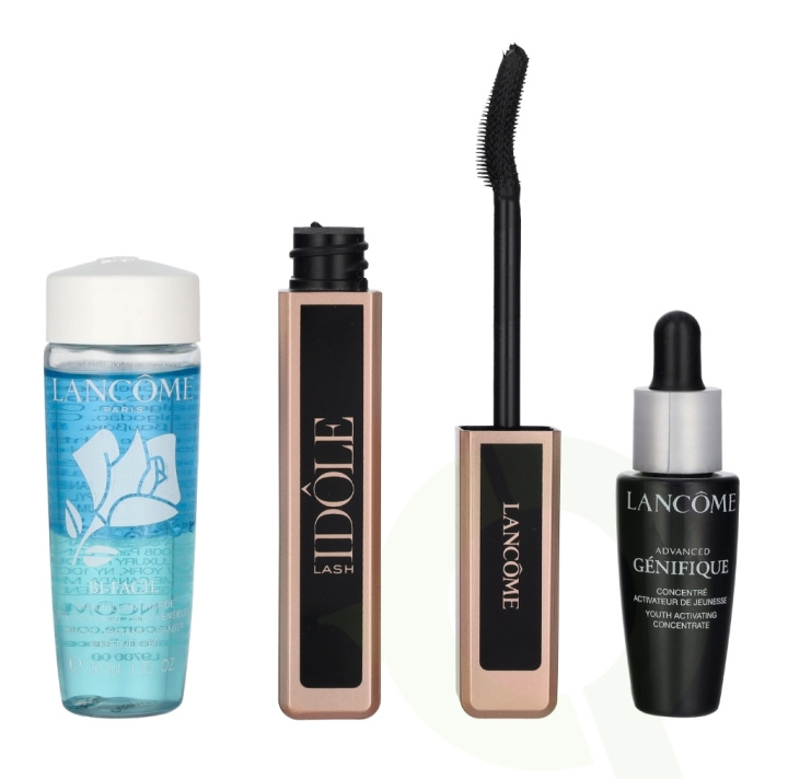 Lancome Lash Idole Mascara Set 48 ml Idole Lash 8gr/Genifique Serum 10ml/Bi-Facil 30ml in the group BEAUTY & HEALTH / Makeup / Eyes & Eyebrows / Mascara at TP E-commerce Nordic AB (D23699)
