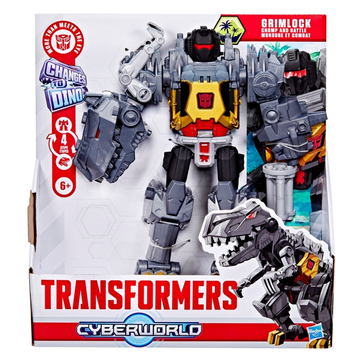 Transformers Cyberworld Grimlock Chomp & Battle 9 Inch Action Figure in the group TOYS, KIDS & BABY PRODUCTS / Toys / Figures, Miniatures & accessories at TP E-commerce Nordic AB (D23727)