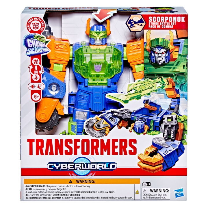Transformers Cyberworld Scorponok Strike Battle Set in the group TOYS, KIDS & BABY PRODUCTS / Toys / Figures, Miniatures & accessories at TP E-commerce Nordic AB (D23728)