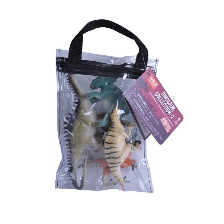 Wild Republic Zipper Polybags Dino 2 in the group TOYS, KIDS & BABY PRODUCTS / Toys / Figures, Miniatures & accessories at TP E-commerce Nordic AB (D23734)