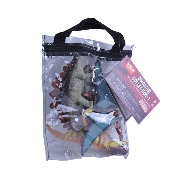 Wild Republic Zipper Polybags Dino in the group TOYS, KIDS & BABY PRODUCTS / Toys / Figures, Miniatures & accessories at TP E-commerce Nordic AB (D23735)