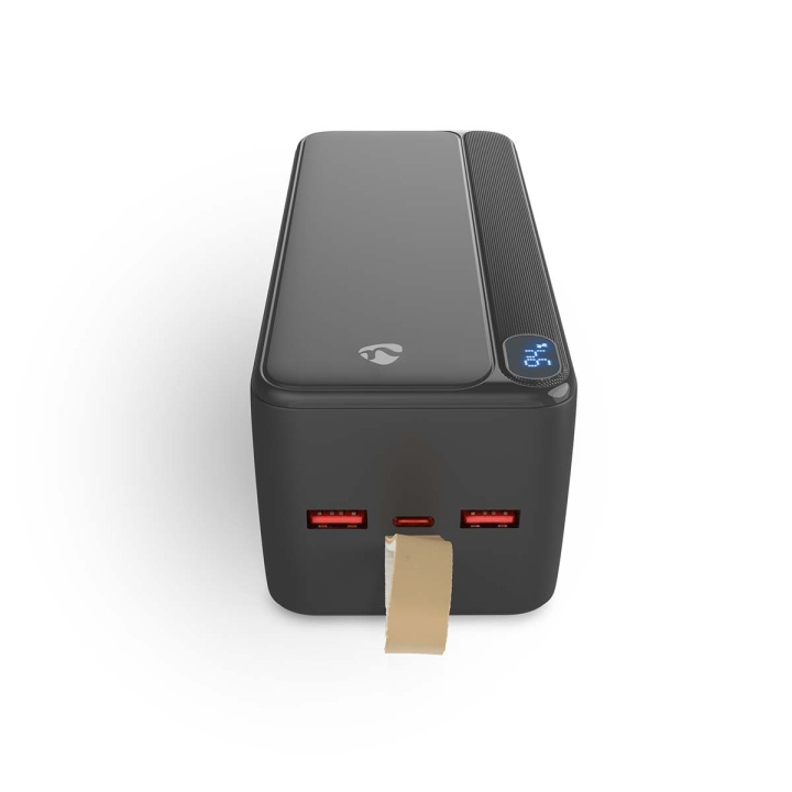 Nedis Powerbank | 30000 mAh | 1.5 / 1.67 / 2.0 / 2.22 / 3.0 A | Number of outputs: 3 | Output connection: 1x USB-C™ / 2x USB-A | Input connection: 1x USB-C™ | PD3.0 20W | Lithium-Polymer | Display in the group SMARTPHONE & TABLETS / Chargers & Cables / Powerbanks at TP E-commerce Nordic AB (D23771)