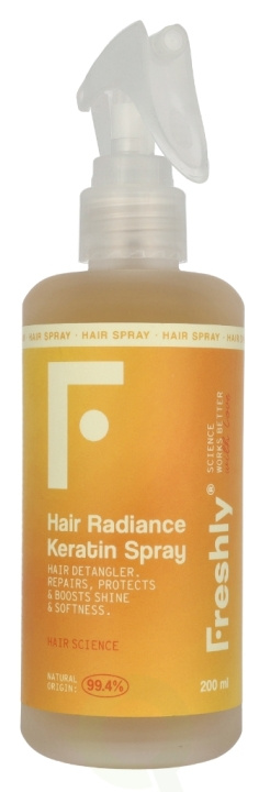 Freshly Cosmetics Hair Radiance Keratin Spray 200 ml in the group BEAUTY & HEALTH / Hair & Styling / Hair care / Conditioner spray/Leave-in at TP E-commerce Nordic AB (D23881)