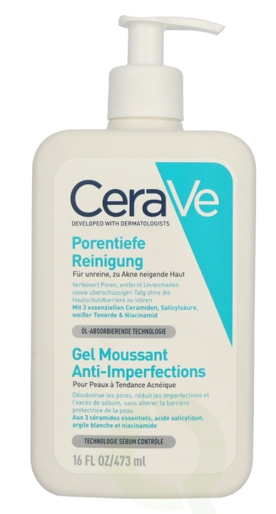 Cerave Blemish Control Cleanser 473 ml in the group BEAUTY & HEALTH / Skin care / Face / Cleaning at TP E-commerce Nordic AB (D23895)