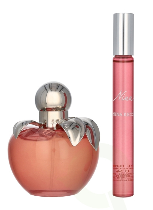 Nina Ricci Nina Giftset 60 ml Edt Spray 50ml/Roll-On 10ml in the group BEAUTY & HEALTH / Fragrance & Perfume / Perfumes / Perfume for her at TP E-commerce Nordic AB (D24066)