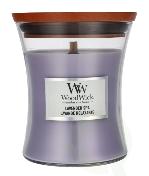 WoodWick Lavender Spa Medium Hourglass Candle 0 in the group BEAUTY & HEALTH / Fragrance & Perfume / Other fragrances / Scented candles at TP E-commerce Nordic AB (D24069)