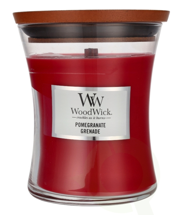 WoodWick Pomegranate Medium Hourglass Candle 0 in the group BEAUTY & HEALTH / Fragrance & Perfume / Other fragrances / Scented candles at TP E-commerce Nordic AB (D24074)