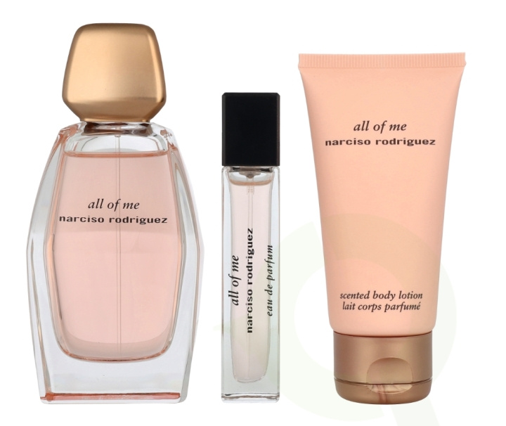 Narciso Rodriguez All Of Me Giftset 150 ml Edp Spray 90ml/Body Lotion 50ml/Edp Spray 10 ml in the group BEAUTY & HEALTH / Fragrance & Perfume / Perfumes / Perfume for her at TP E-commerce Nordic AB (D24091)