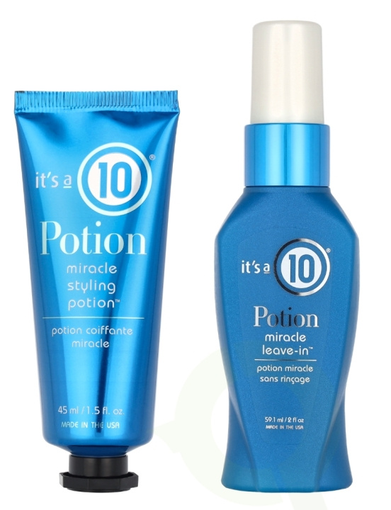 It\'s a 10 Potion Deep Moisture & Shine Duo Set 104.1 ml Leave-in 59,1ml/Styling Potion 45ml in the group BEAUTY & HEALTH / Hair & Styling / Hair care / Conditioner spray/Leave-in at TP E-commerce Nordic AB (D24151)
