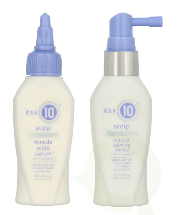 It\'s a 10 Scalp Restore Soothe & Balance Duo Set 118.2 ml Calming Spray 59,1ml/Serum 59,1ml in the group BEAUTY & HEALTH / Hair & Styling / Hair care / Hair serum at TP E-commerce Nordic AB (D24152)