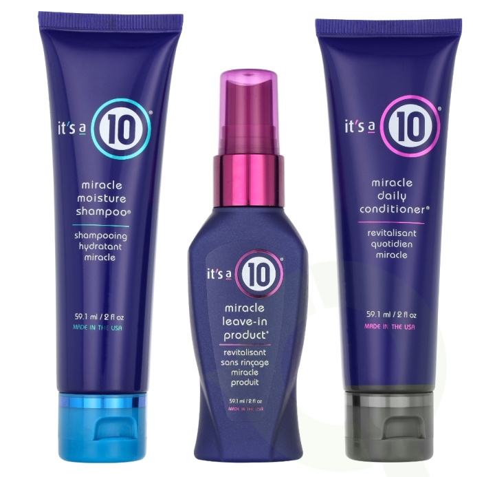 It\'s a 10 Conditioning Trail Set 177.3 ml Shampoo 59,1ml/Conditioner 59,1ml/Leave-in 59,1ml in the group BEAUTY & HEALTH / Hair & Styling / Hair care / Conditioner at TP E-commerce Nordic AB (D24155)
