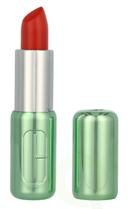 Clinique Pop Longwear Shine Lipstick 3.9 g #11 FlamePop in the group BEAUTY & HEALTH / Makeup / Lips / Lipstick at TP E-commerce Nordic AB (D24165)