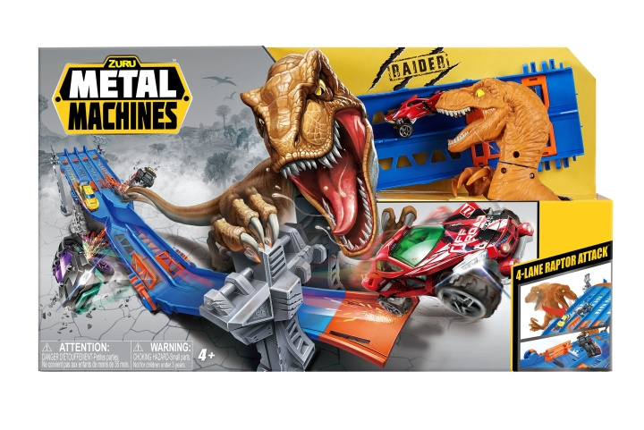 Metal Machines Playset - 4 Lane Raptor Attack Set (6740) in the group TOYS, KIDS & BABY PRODUCTS / Toys / Play set at TP E-commerce Nordic AB (D24173)