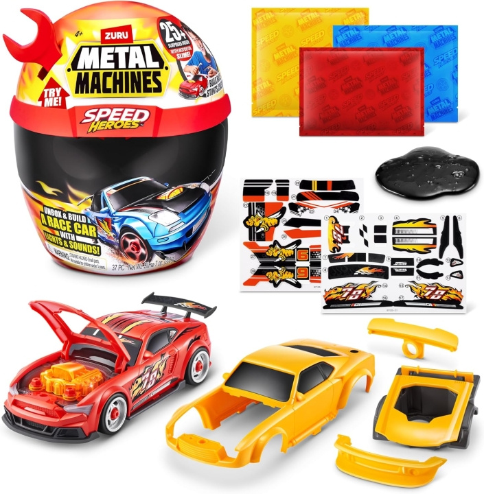 Metal Machines Speed Hero Helmet Playset (67125) in the group TOYS, KIDS & BABY PRODUCTS / Toys / Play set at TP E-commerce Nordic AB (D24183)