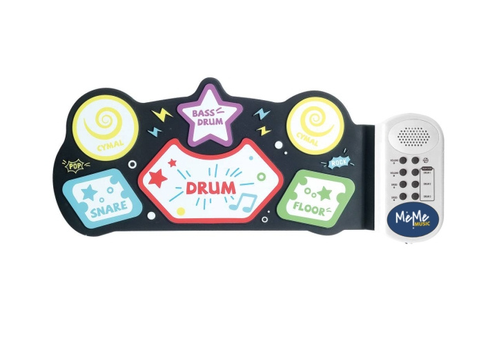 MeMe Music Drum set Ozzy (800420) in the group TOYS, KIDS & BABY PRODUCTS / Music, Song & Images / Music instrument at TP E-commerce Nordic AB (D24228)