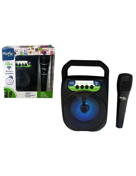 MeMe Music Alex Wireless Amplifier and Microphone (NXT61156) in the group HOME ELECTRONICS / Audio & Picture / Handheld Microphones at TP E-commerce Nordic AB (D24230)