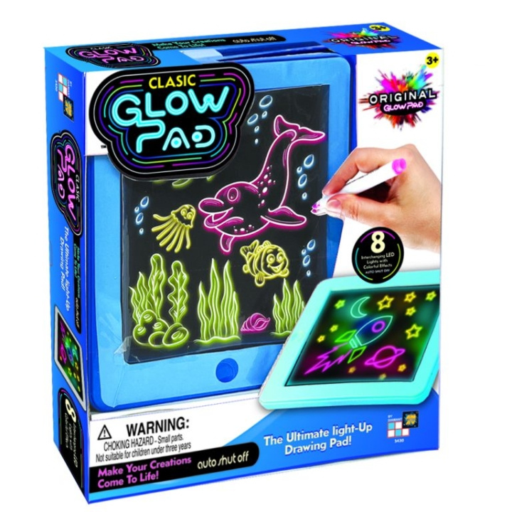 Big Glow Glow Pad - (107000) in the group TOYS, KIDS & BABY PRODUCTS / Toys / Draw & Count at TP E-commerce Nordic AB (D24279)