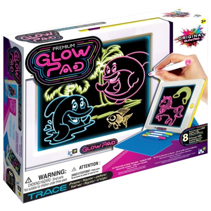 Big Glow Premium Glow Pad - (107001) in the group TOYS, KIDS & BABY PRODUCTS / Toys / Draw & Count at TP E-commerce Nordic AB (D24280)