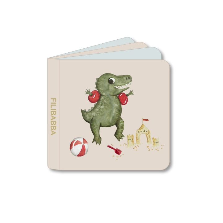 Filibabba Bath book - Dino Beach (FI-03565) in the group TOYS, KIDS & BABY PRODUCTS / Baby Gadgets / Bath at TP E-commerce Nordic AB (D24296)