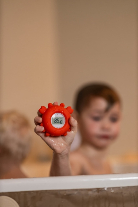 Filibabba Bath thermometer - Crab (FI-03579) in the group TOYS, KIDS & BABY PRODUCTS / Baby Gadgets / Bath at TP E-commerce Nordic AB (D24302)