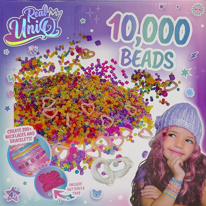 Real UniQ Beads Set, 10000 - (30515) in the group TOYS, KIDS & BABY PRODUCTS / Toys / Crafts at TP E-commerce Nordic AB (D24326)