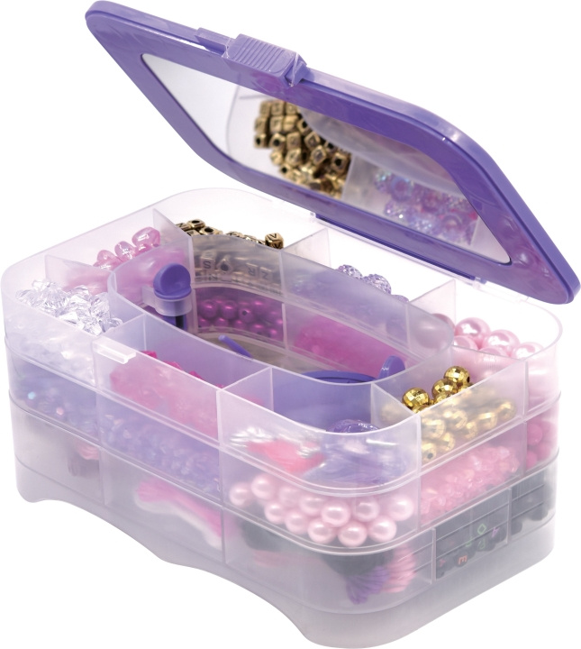 Real UniQ Jewellery Box with 1200 Beads - (30516) in the group TOYS, KIDS & BABY PRODUCTS / Toys / Crafts at TP E-commerce Nordic AB (D24327)