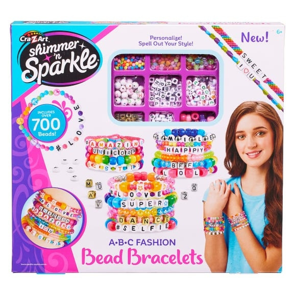 Shimmer n Sparkle ABC Beads Bracelets - (17883) in the group TOYS, KIDS & BABY PRODUCTS / Toys / Crafts at TP E-commerce Nordic AB (D24331)