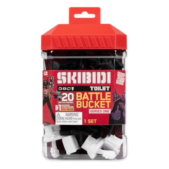 Skibidi Toilet Skibidi - Toilet Battle Bucket - (1350) in the group TOYS, KIDS & BABY PRODUCTS / Toys / Play set at TP E-commerce Nordic AB (D24334)