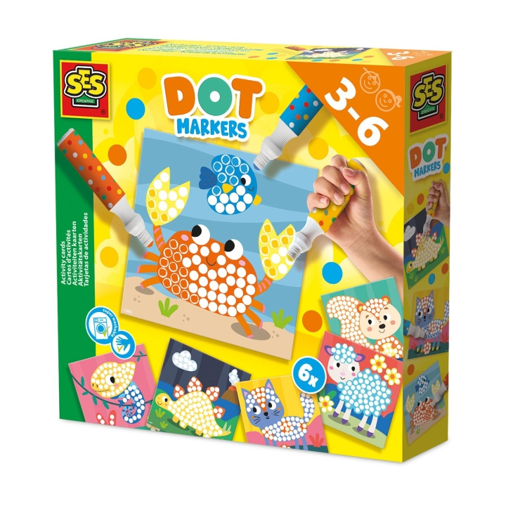 SES Creative Dot Markers - 3 Colours XXL - (S14602) in the group TOYS, KIDS & BABY PRODUCTS / Toys / Crafts at TP E-commerce Nordic AB (D24393)