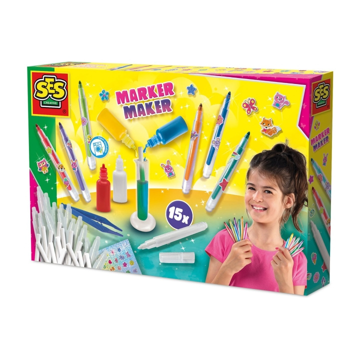 SES Creative Marker Maker 15 Colours - (S14722) in the group TOYS, KIDS & BABY PRODUCTS / Toys / Crafts at TP E-commerce Nordic AB (D24403)