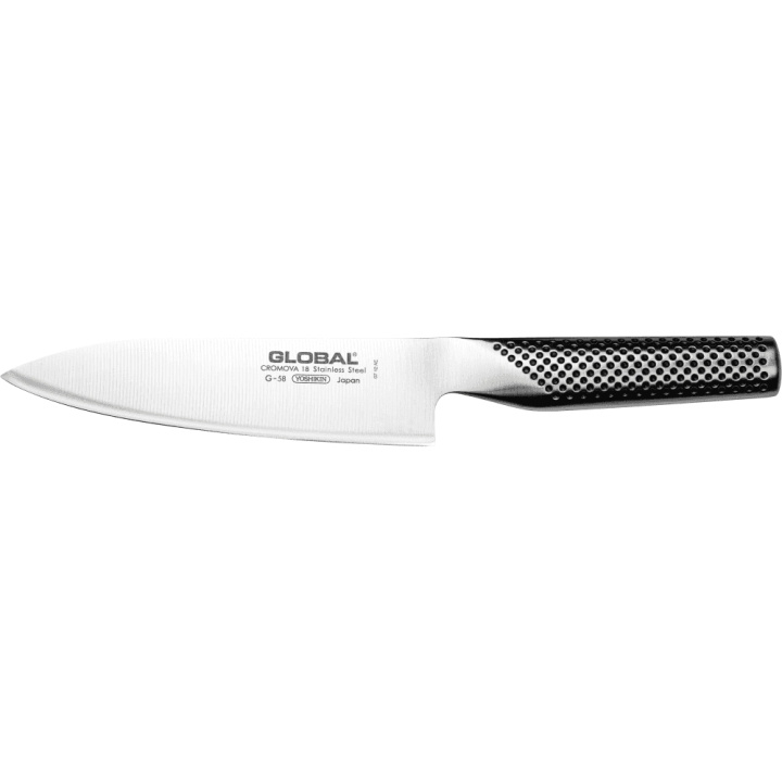 GLOBAL G-58 Cooks Knife 16cm Blade in the group HOME, HOUSEHOLD & GARDEN / Kitchen utensils / Kitchen knives & Knife sharpeners at TP E-commerce Nordic AB (D24418)