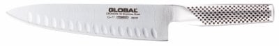 GLOBAL Chef\'s Knife with Pointed Granton Edge - 20 cm in the group HOME, HOUSEHOLD & GARDEN / Kitchen utensils / Kitchen knives & Knife sharpeners at TP E-commerce Nordic AB (D24423)