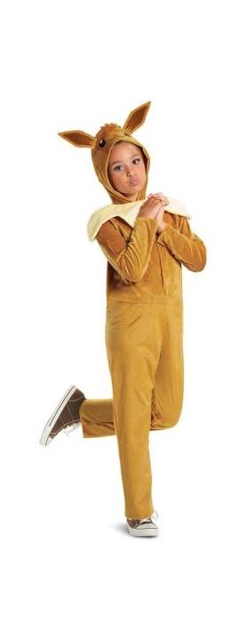Disguise Pokemon Hooded Jumpsuit Classic - Eevee (128 cm) in the group TOYS, KIDS & BABY PRODUCTS / Toys / Masquerade costumes at TP E-commerce Nordic AB (D24487)