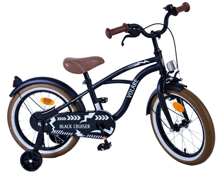 Volare Children\'s Bicycle 16 - Black Cruiser (21602-SACB) in the group TOYS, KIDS & BABY PRODUCTS / Outdoor toys / Bicycles & Scooters at TP E-commerce Nordic AB (D24546)