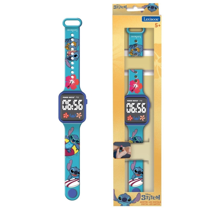 Lexibook Stitch LED Digital Watch (DMW060D) in the group Sport, leisure & Hobby / Accessories / Watches at TP E-commerce Nordic AB (D24562)
