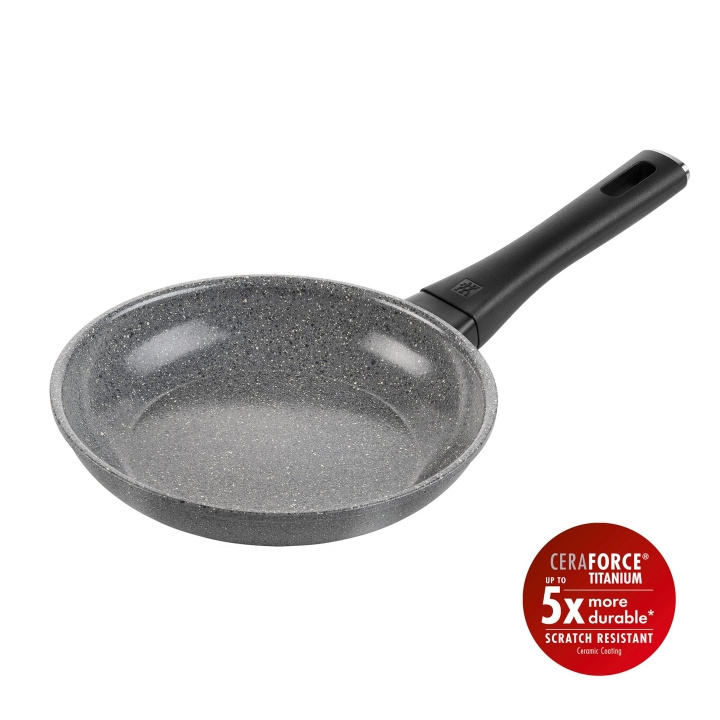 Zwilling Terreno Plus Ceramic Fry Pan - Gray - 20 cm in the group HOME, HOUSEHOLD & GARDEN / Kitchen utensils / Frying pans at TP E-commerce Nordic AB (D24619)