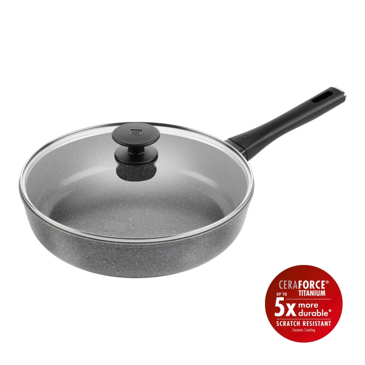 Zwilling Terreno Plus Ceramic Saute Pan - Gray - 28 cm in the group HOME, HOUSEHOLD & GARDEN / Kitchen utensils / Frying pans at TP E-commerce Nordic AB (D24623)