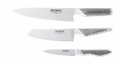 GLOBAL Knife Set - 3-piece G-2, GS-5, GS-38 in the group HOME, HOUSEHOLD & GARDEN / Kitchen utensils / Kitchen knives & Knife sharpeners at TP E-commerce Nordic AB (D24634)