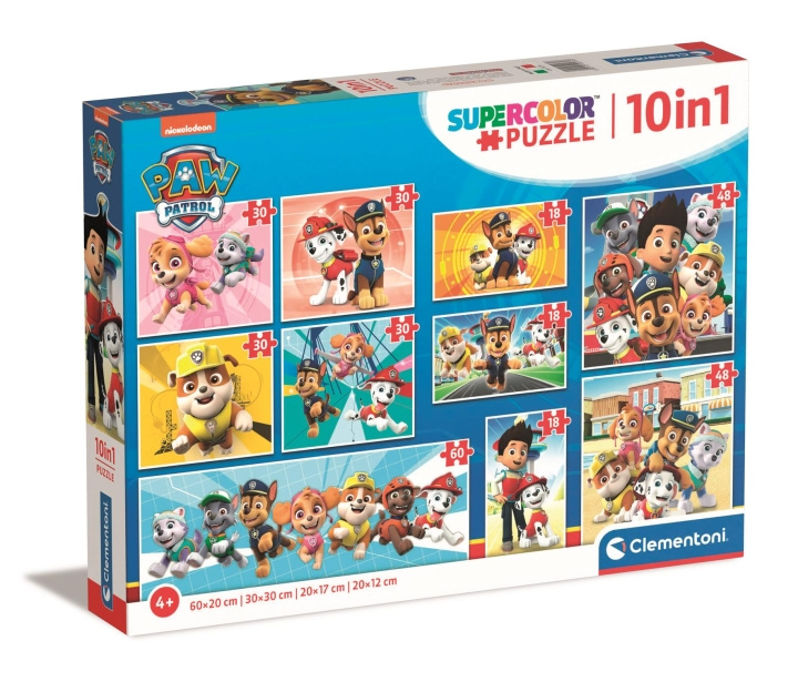 Clementoni Puzzle 10-i-1 Paw Patrol, 18, 30, 48 and 60 pcs - (I-20270) in the group TOYS, KIDS & BABY PRODUCTS / Toys / Kids puzzle at TP E-commerce Nordic AB (D24651)