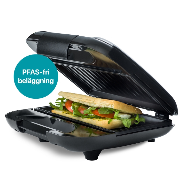 Champion Smörgåsgrill Multi Health 22x12cm 750W SG400 Svart in the group HOME, HOUSEHOLD & GARDEN / Household appliances / Toasters & Bread grills / Table grills & Raclette at TP E-commerce Nordic AB (D24732)