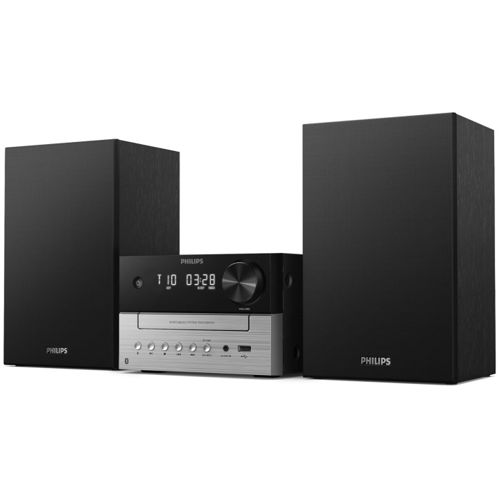 Philips Musik-anläggning Radio CD USB Bluetooth TAM3205MKII/12 Svart/Silver in the group HOME ELECTRONICS / Audio & Picture / Home cinema, Hifi & Portable / Compact stereo & Record players at TP E-commerce Nordic AB (D24740)