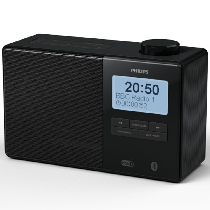Philips Radio DAB+/FM Bluetooth TAR5600/10 Svart in the group HOME ELECTRONICS / Audio & Picture / Home cinema, Hifi & Portable / Radio & Alarm clocks / Radio at TP E-commerce Nordic AB (D24743)