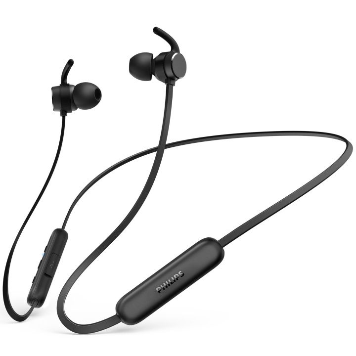 Philips Hörlurar In-Ear Nack-band IPX5 Svart in the group HOME ELECTRONICS / Audio & Picture / Headphones & Accessories / Headphones at TP E-commerce Nordic AB (D24748)